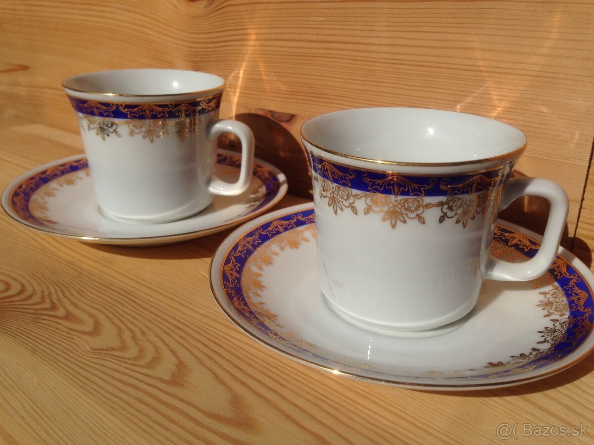 Retro porcelánové šálky Thun - 5