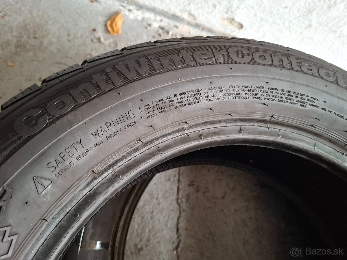 235/55 r18 zimné pneumatiky Continental - 5