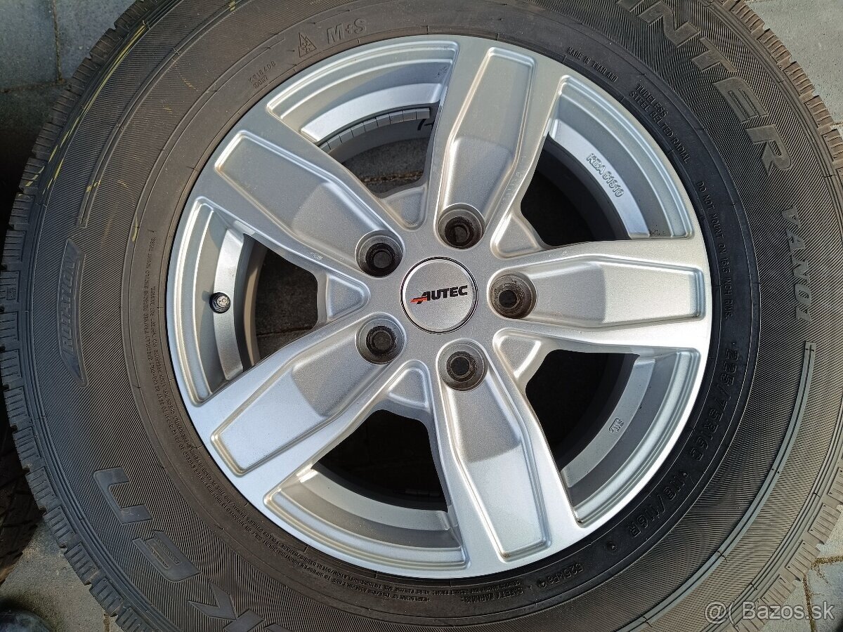 Zimná sada 16" 5x118 Fiat Ducato Camper 225/75R16C - 5