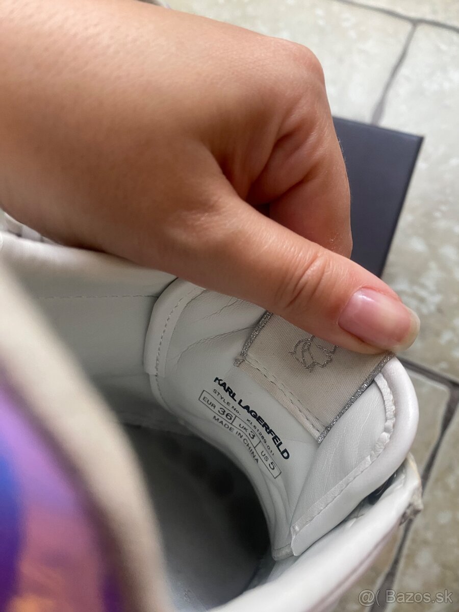 Biele tenisky Karl Lagerfeld - 5