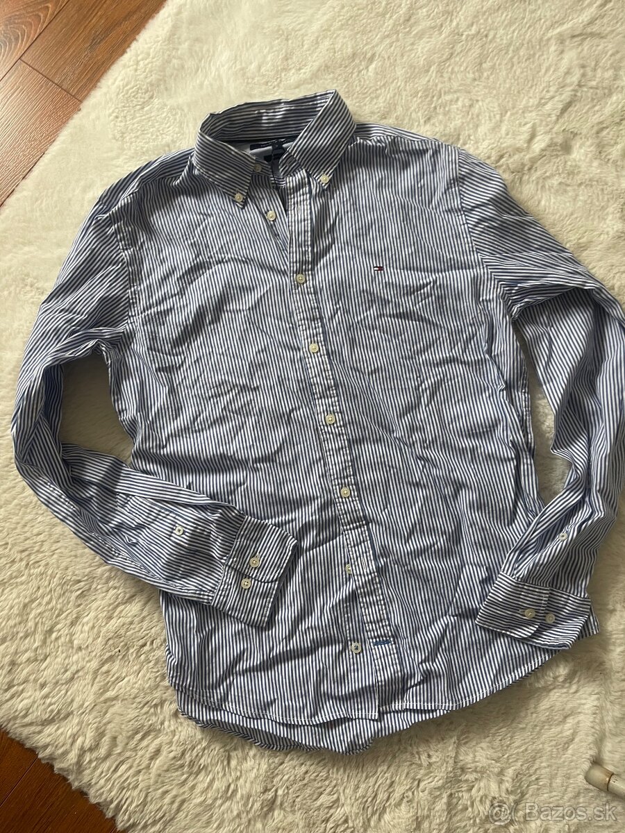 Tommy Hilfiger pánska košeľa veľkosť S - 5