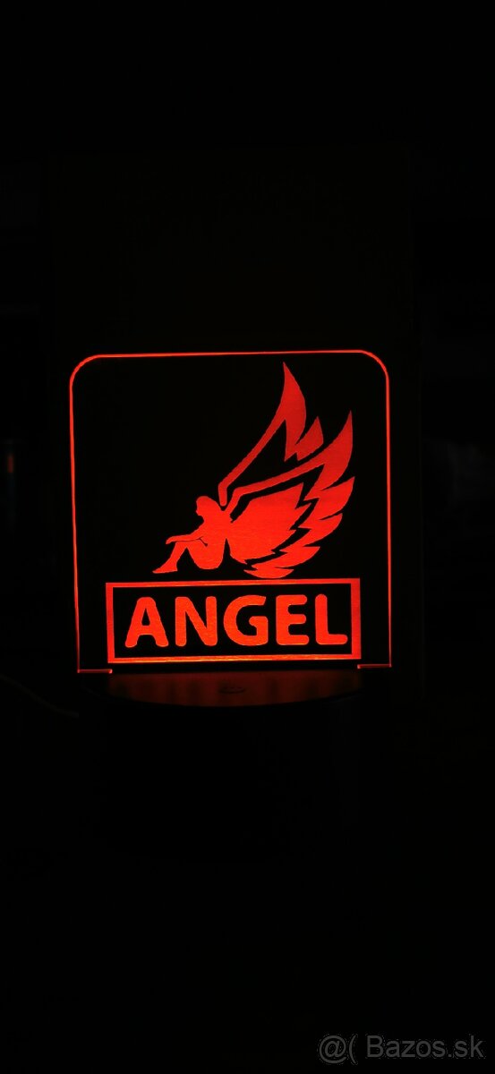 Led lampa s vlastným textom / logom - 5