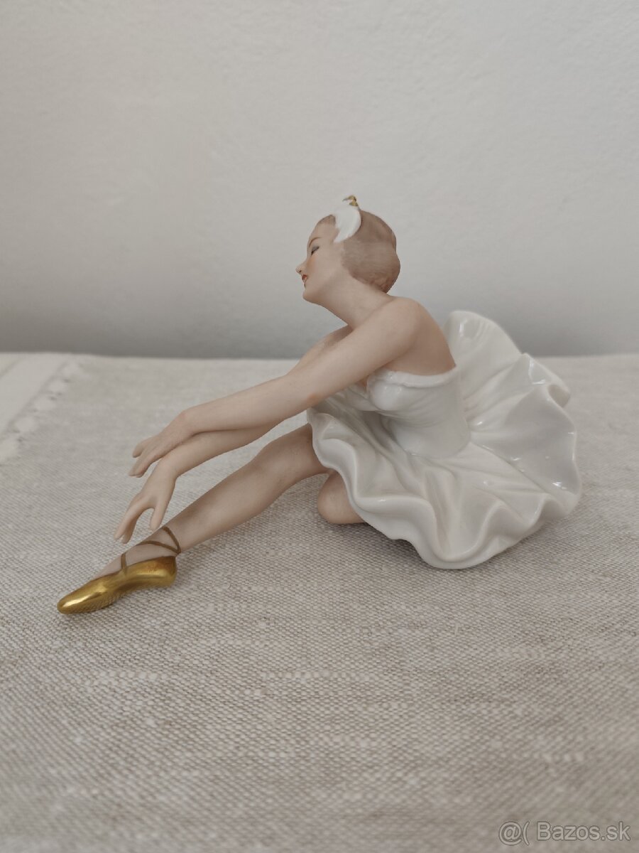Wallendorf baletka žena porcelánová soška - 5