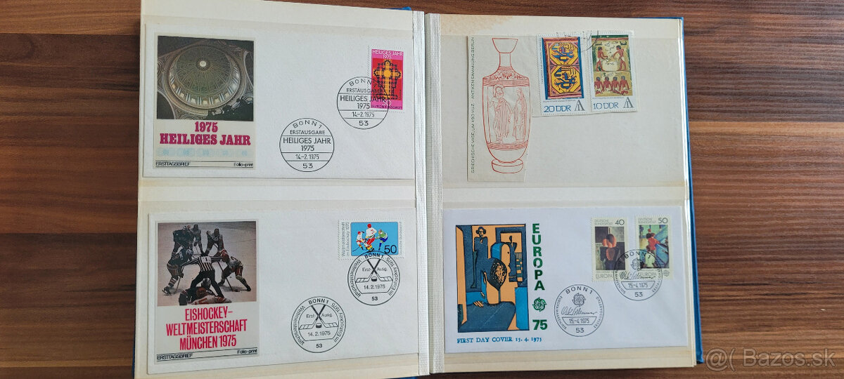 FDC prevažne Nemecko v hrubom albume B5 - 5