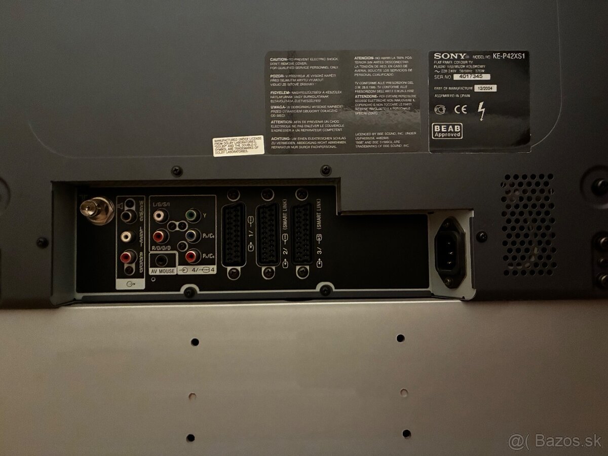 Plazma SONY 42” Televízor - 5