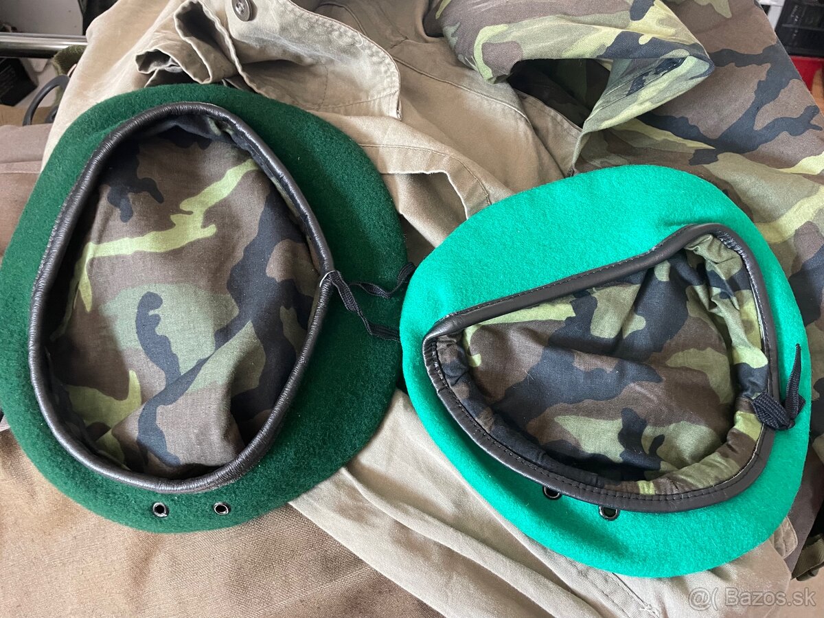 vzor 85 s potlacou zelenou bluzy a barety - 5