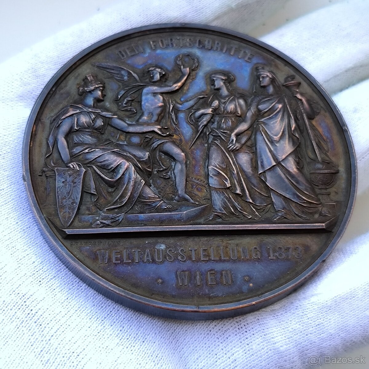 Medaila Rakúsko - Uhorsko - 1873 - VIEDEŇ - F.J. I. - 5