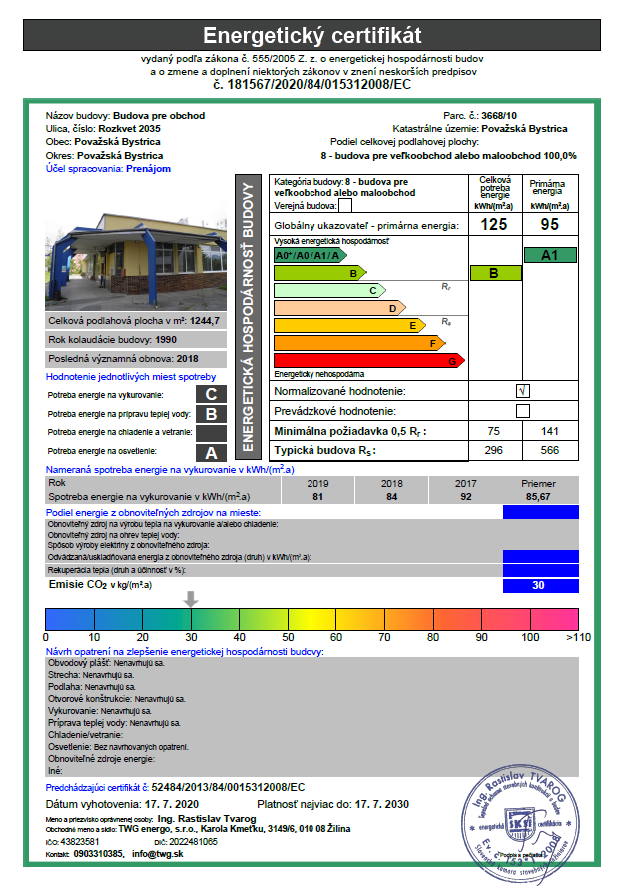 Prenájom - obchodné priestory - Považská Bystrica, Rozkvet - 5