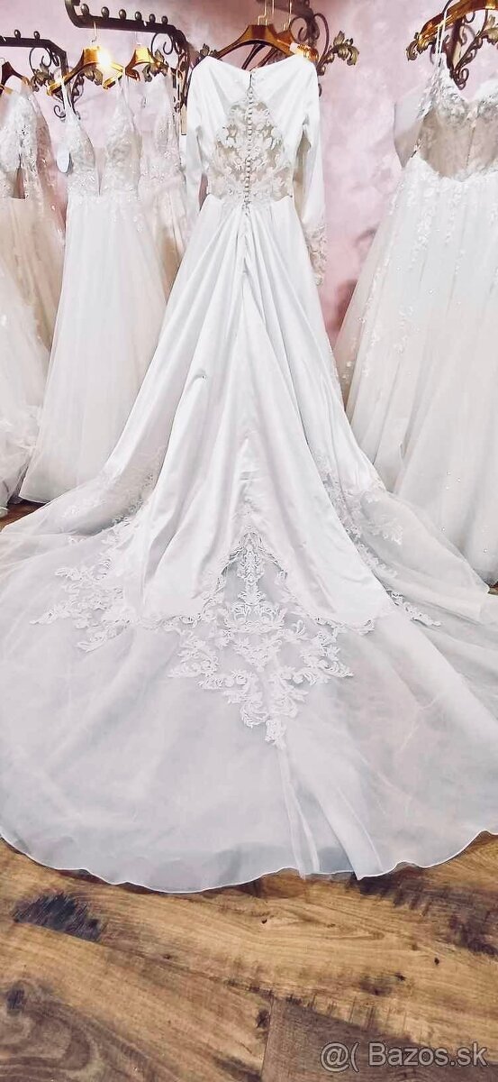 Svadobné šaty Ida torez - 5