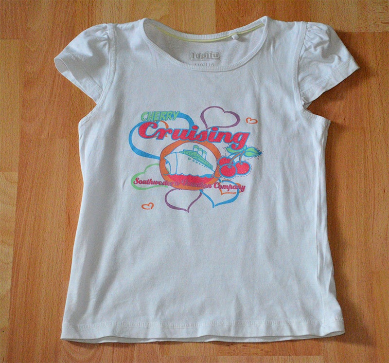 5x dievcenske tricka, vel. 110-116 (4-6 r.) od 0,70€ za ks - 5