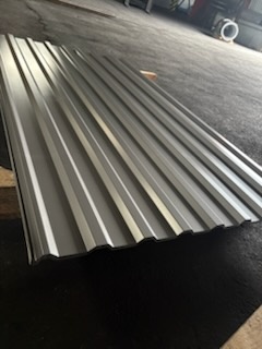 Trapézový polakovaný plech,T-18 Ral 9007 - 5