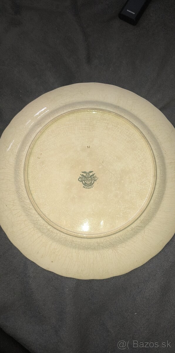 Starožitný Tanier Villeroy & Boch z roku 1880 - 1910 - 5
