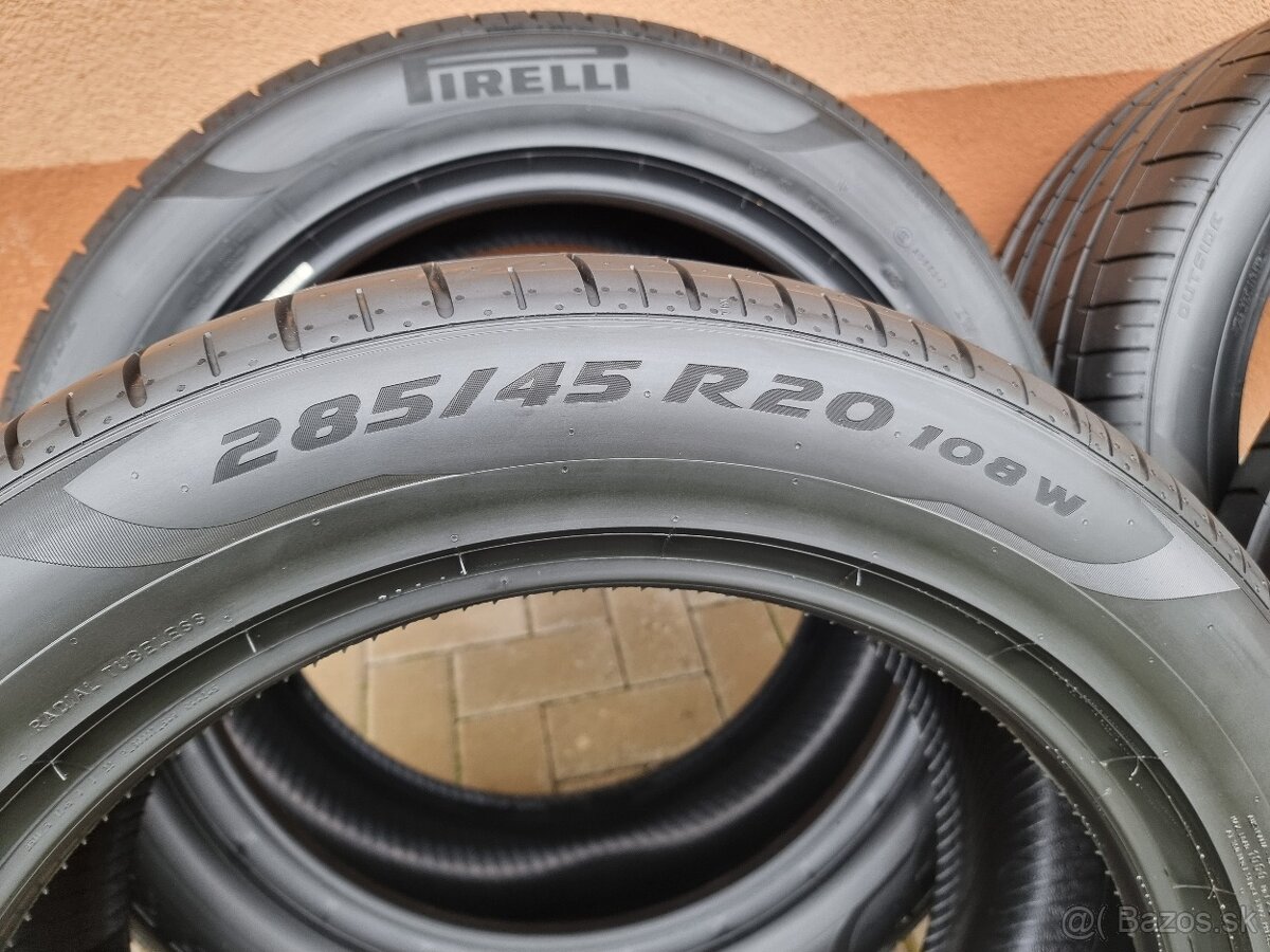 pneu 20" 285/45R20 PIRELLI letné 8mm DOT2025 - 5