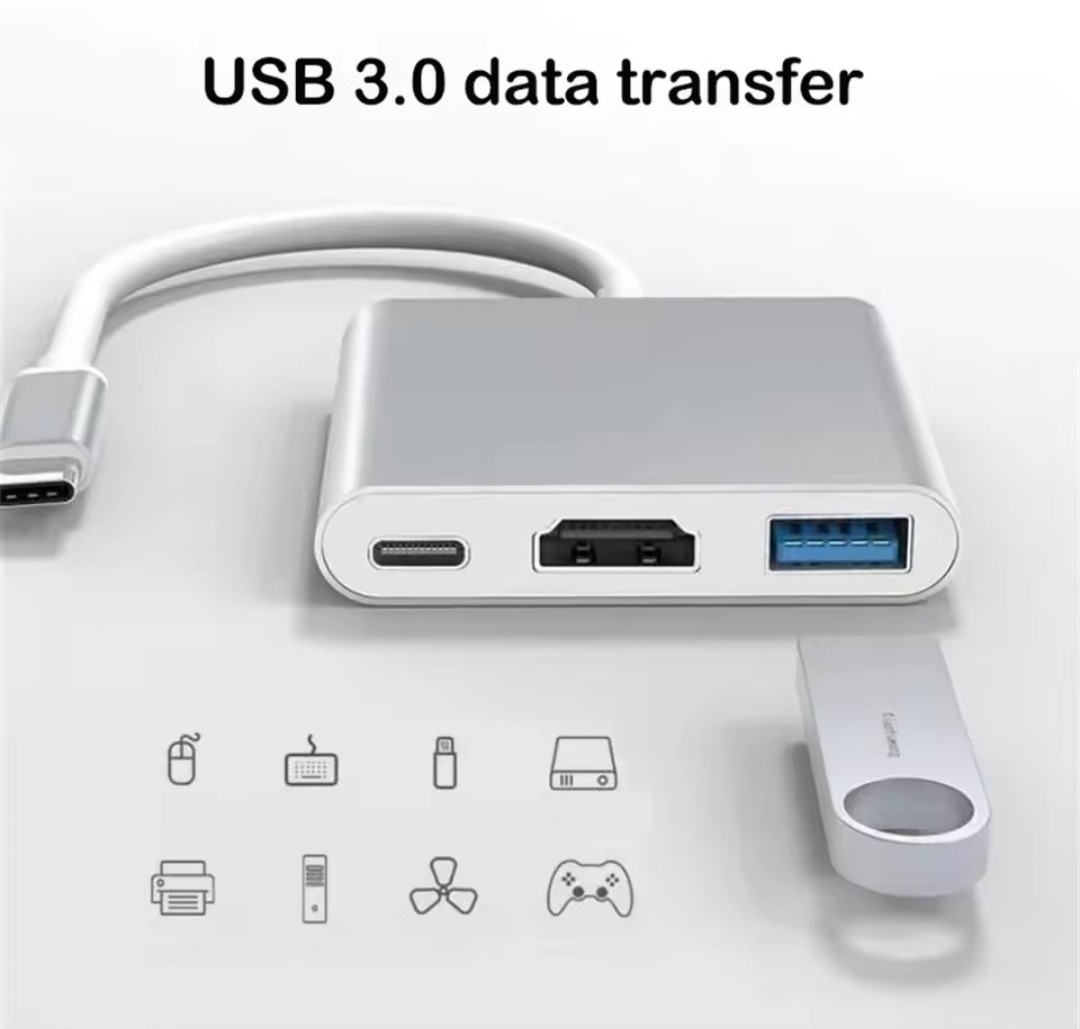 3v1 adapter z USB-C na HDMI - 5