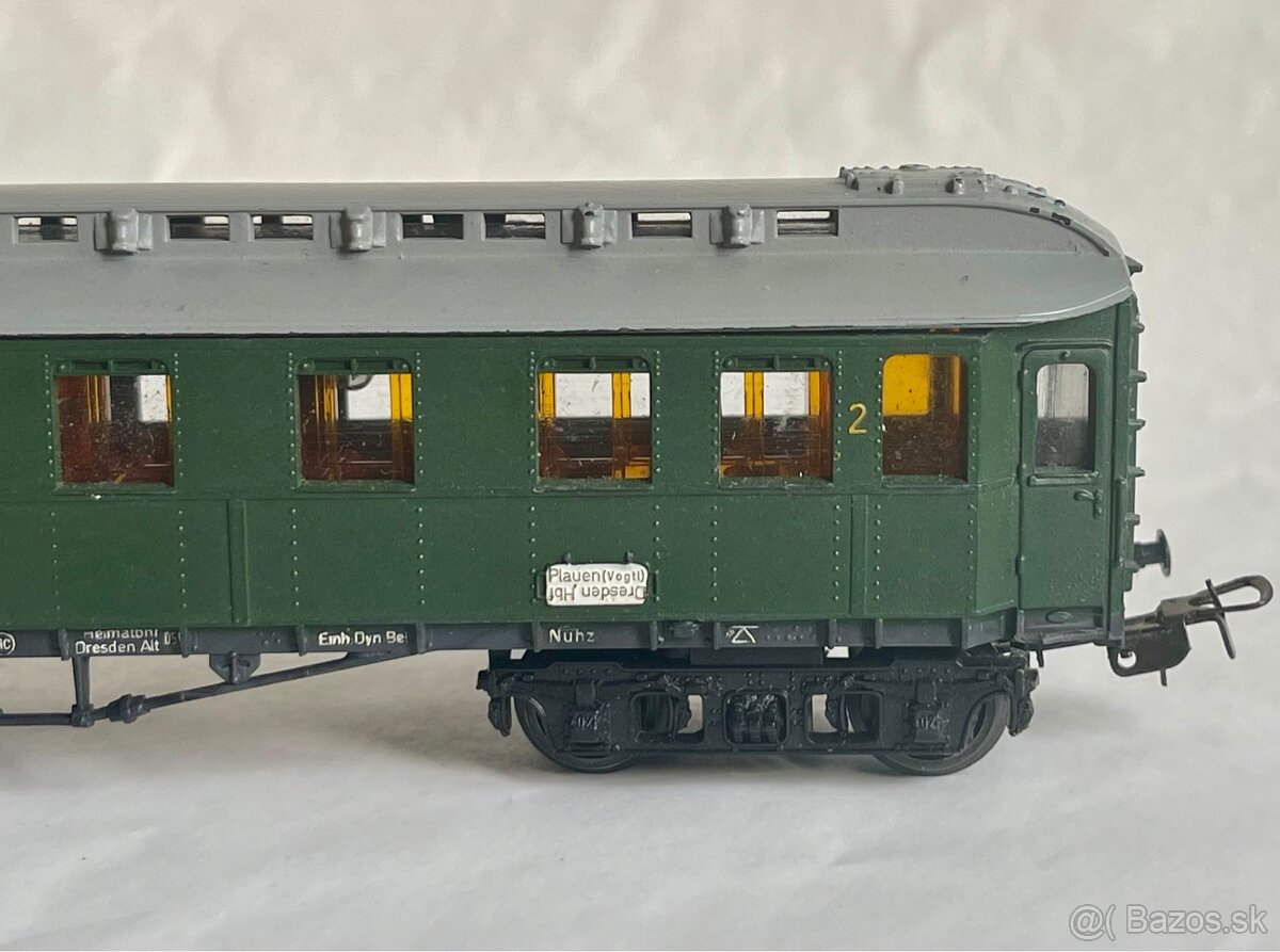 Vagón cupé DR 2 . trieda - železničné modely H0 - 5