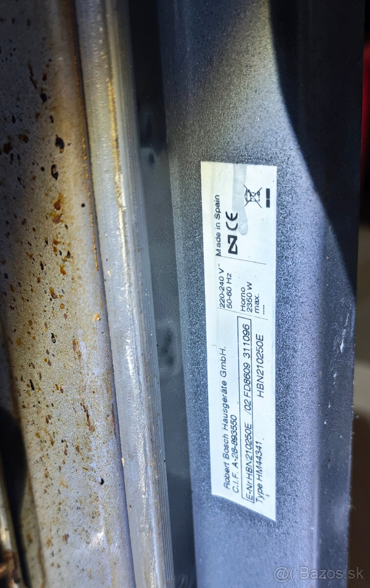 Predám vstavanú rúru Bosch. - 5