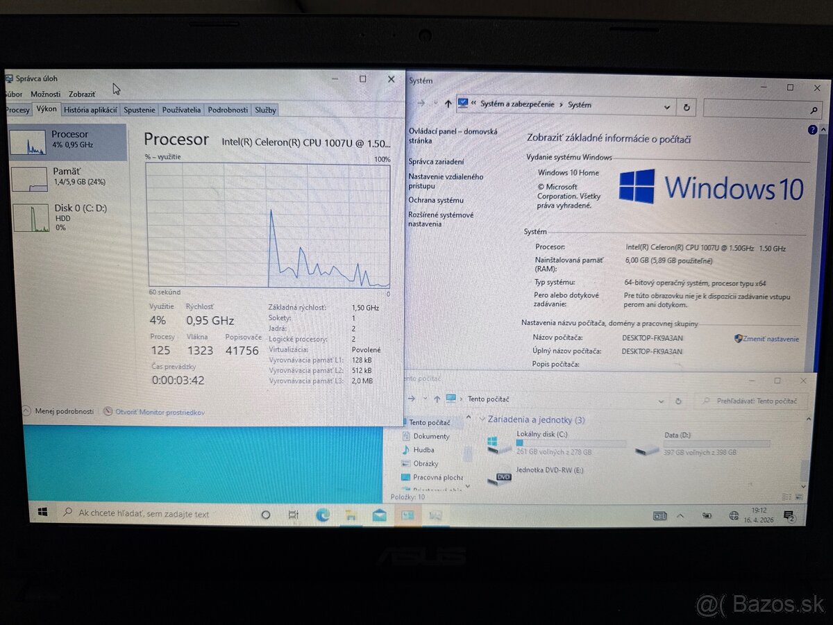 Starý notebook asus - 5