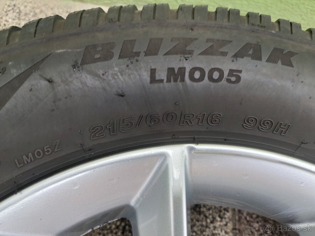 Alu disky 5x112 R16 Zimna sada - 5