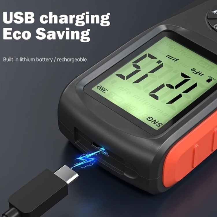 Nový kvalitný merač hrúbky laku, tester laku, povlakomer