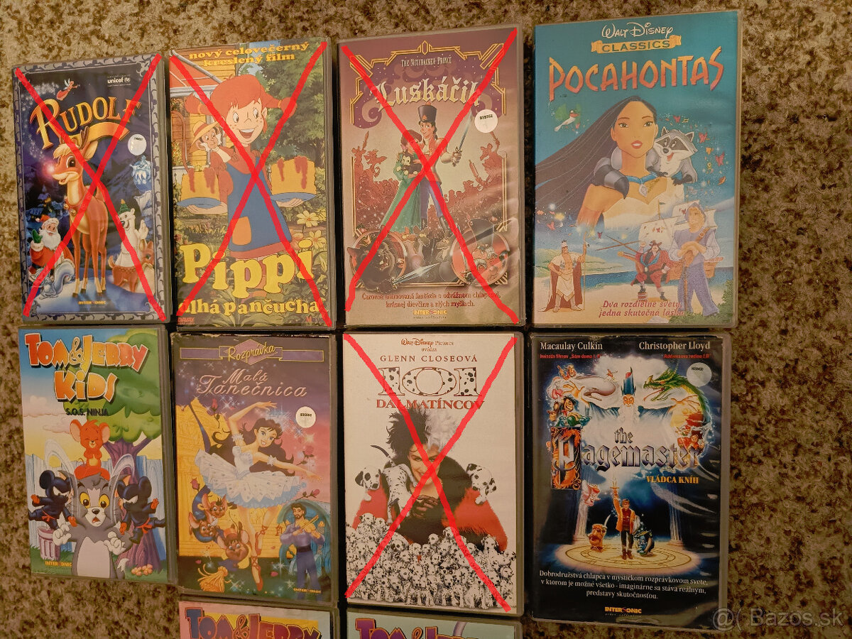 Vzácne rozprávkové VHS videokazety so slovenským dabingom - 5