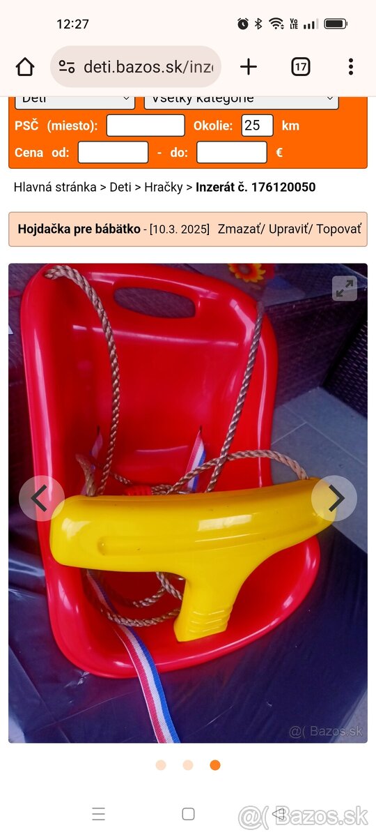 Odrážadlo lietadlo + darujem hojdačku - 5