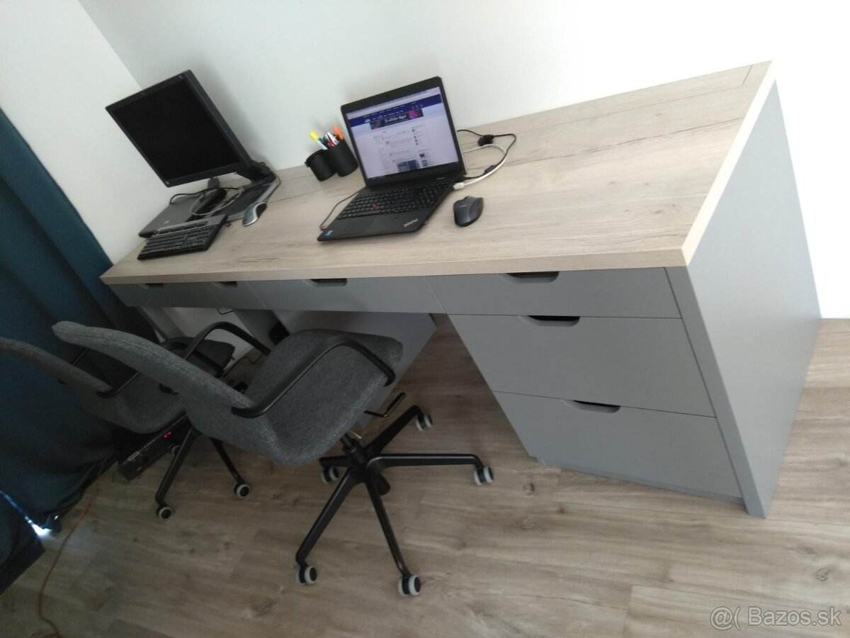 Predám pracovný stôl pre 2 osoby - 5
