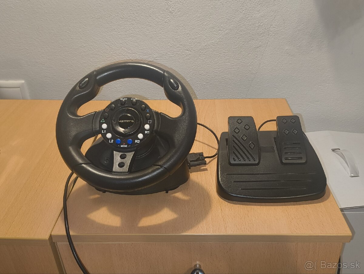 PlayStation 2 Slim + volant – funkčná, zachovalá - 5