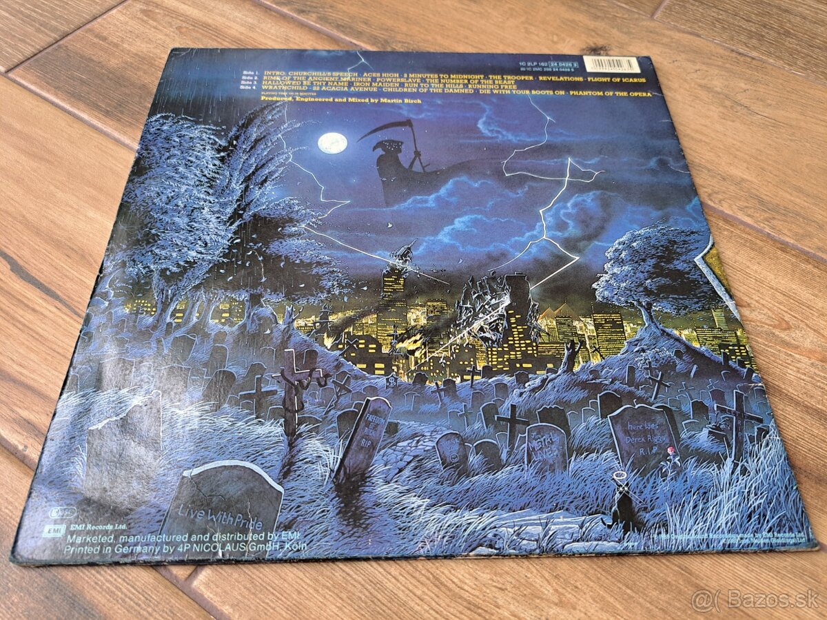 Lp IRON MAIDEN - Live After Death - 5