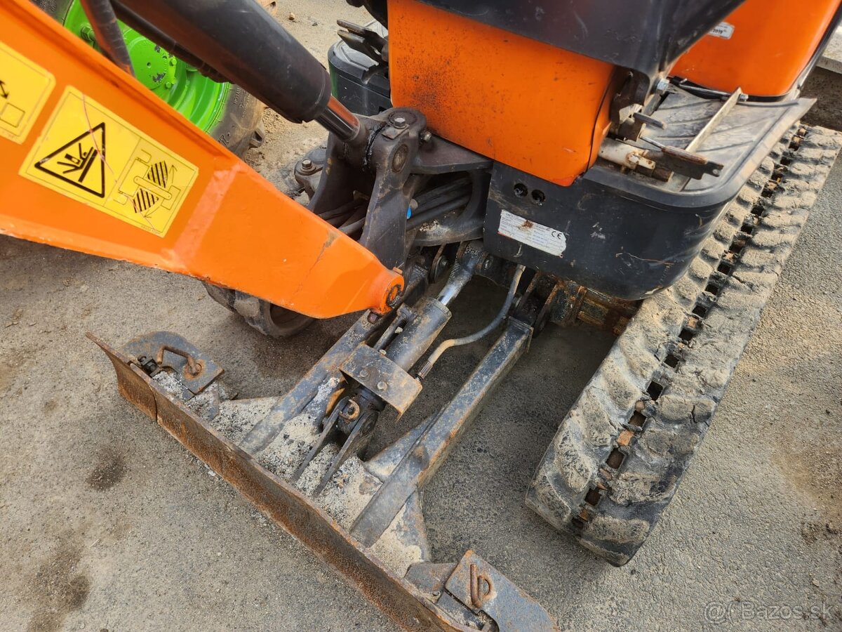 Minirypadlo Kubota U10, r.v.2019, 1241mth - 5