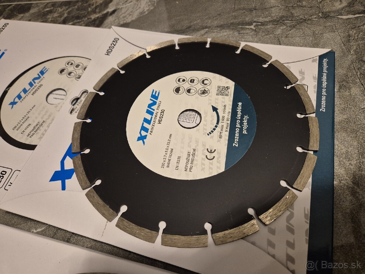 Diamantove kotuče XT Line segment/plne 125/230mm - 5