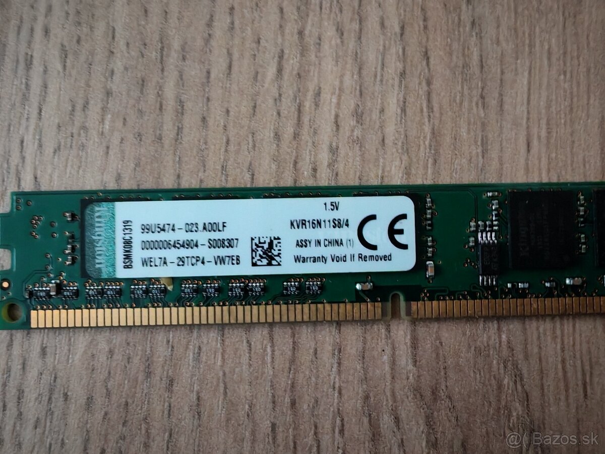 Predám 4GB RAM DDR3 do PC (viac kusov) - 5
