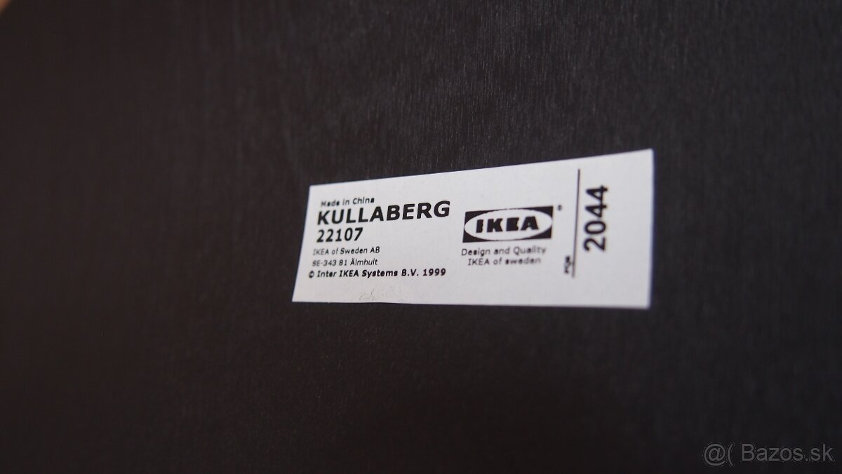 OTOčNá STOLIčKA, čIERNA - KULLABERG, IKEA - 5