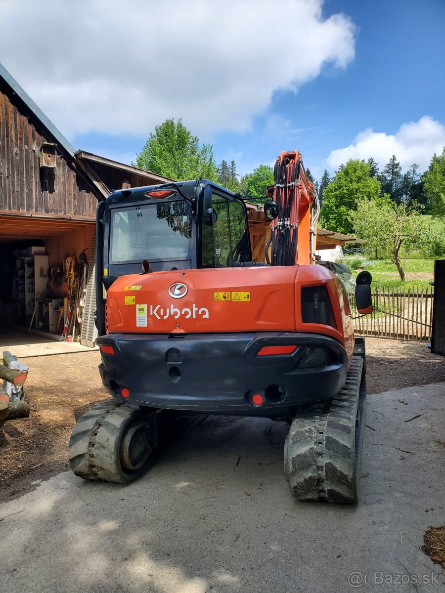 Pásový minibagr KUBOTA KX 080-4.2 - 5