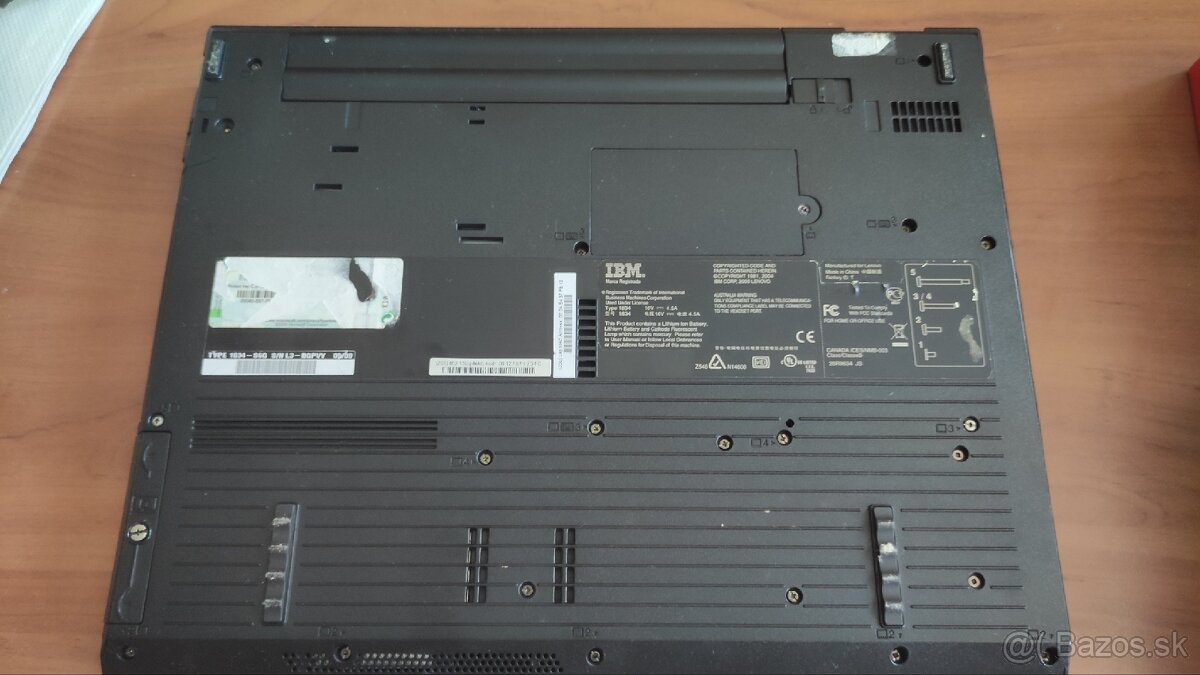 Notebook IBM thinkpad R50e - 5