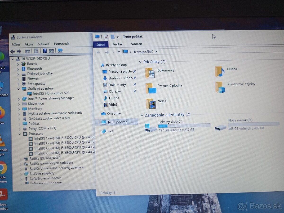predám Lenovo Thinkpad T470,Intel core i5 ,16gb ram ,ssd - 5