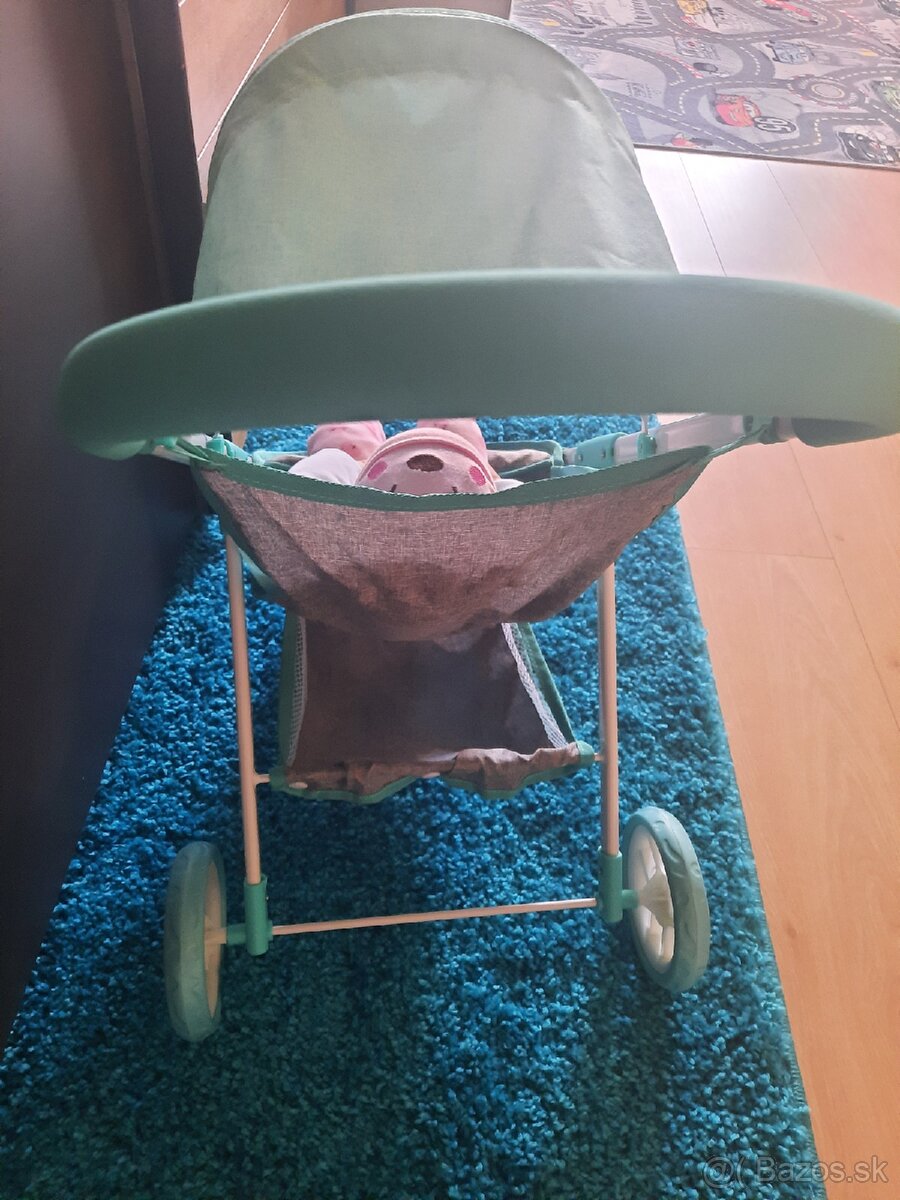 Kočík pre bábiky aj s bábikou - 5