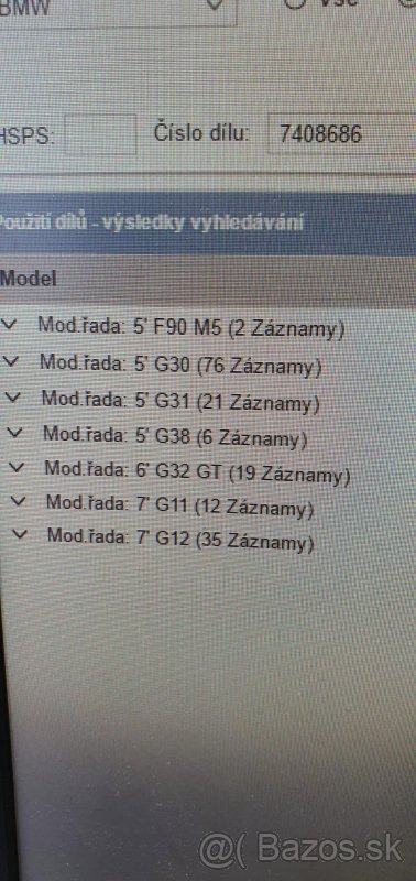 DIÓDOVÝ VENTILÁTOR BMW 5 G30 - 5