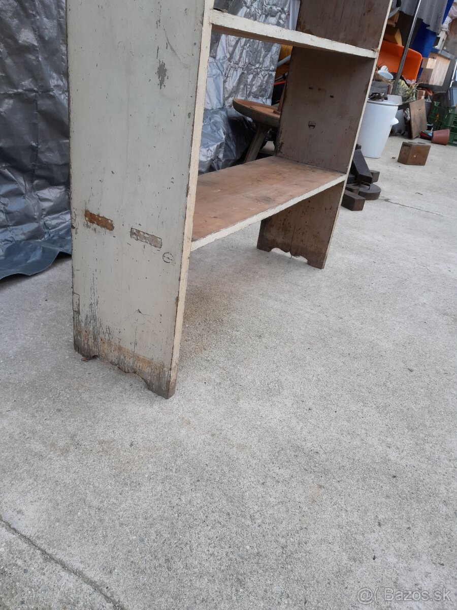 Predám starú drevenú poličku - 5