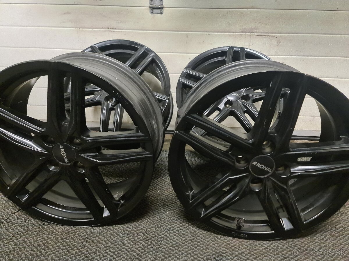 4X100 R17 RONAL ALU-BLACK color - 5