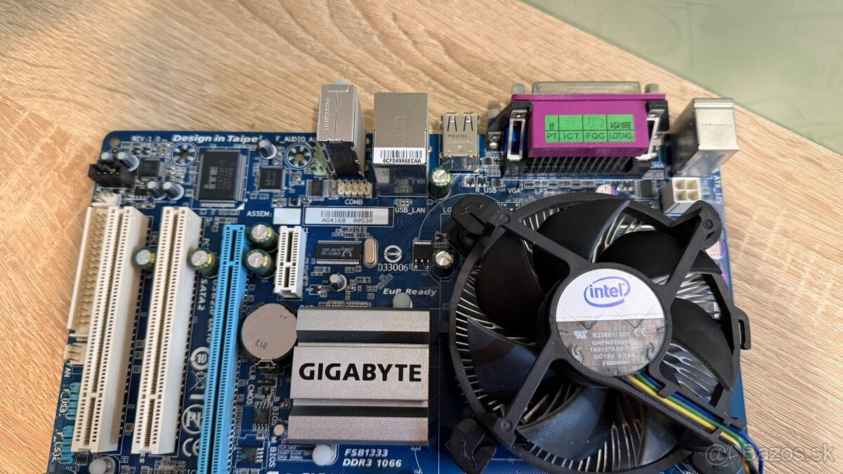 Gigabyte GA-G41MT-ES2L + Pentium Dual Core E5400, socket 775 - 5