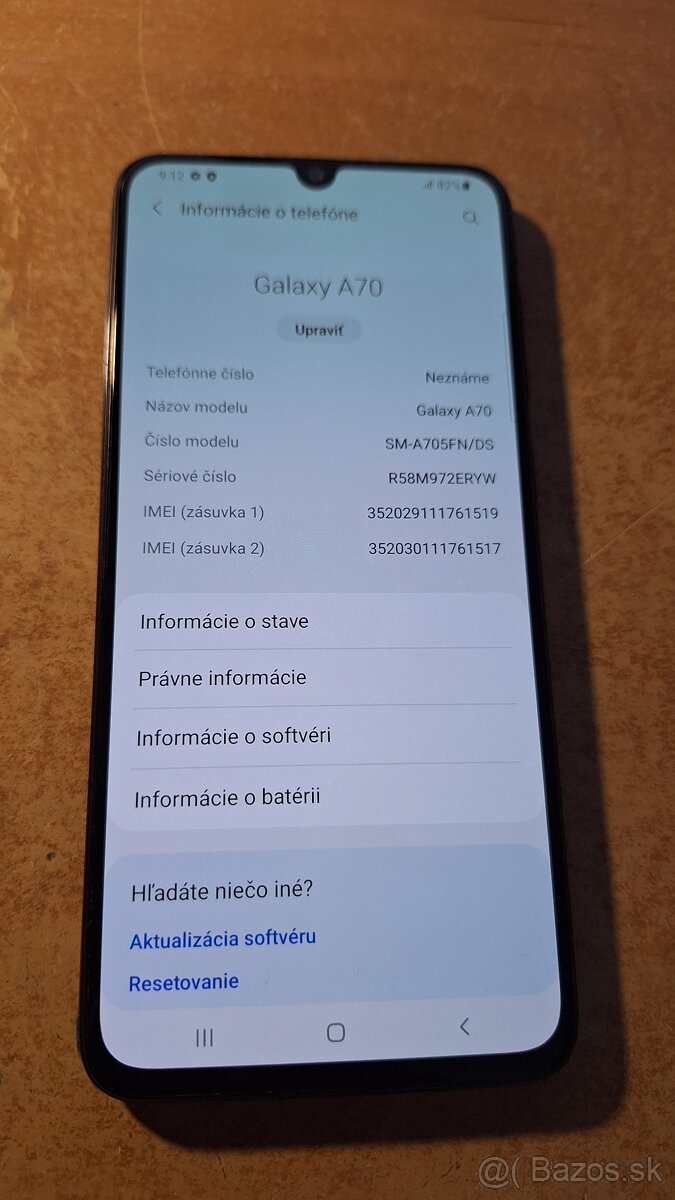 Samsung galaxy A70 - 5