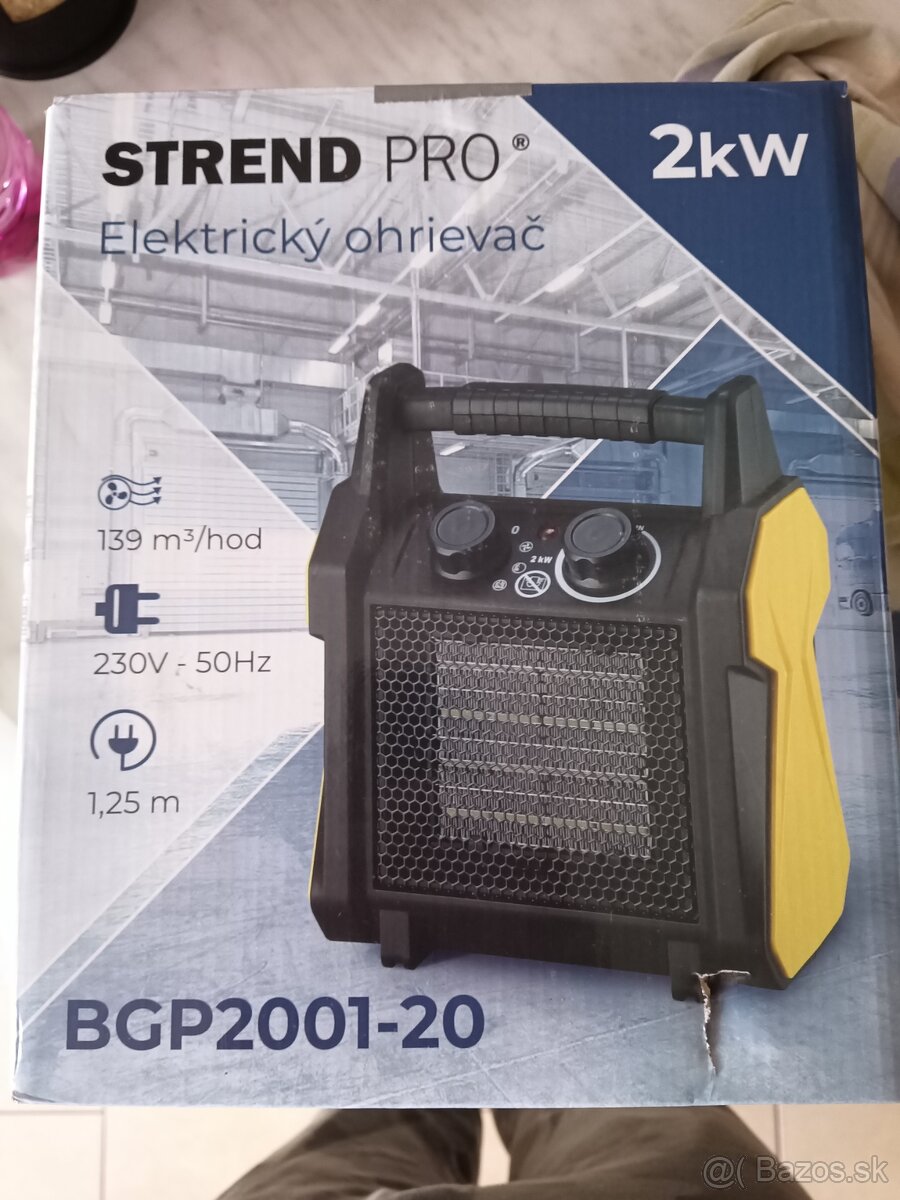 Elektrický ohrievač 2kw - 5