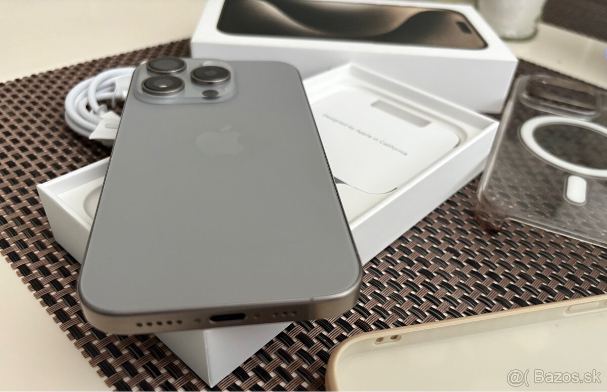 IPhone 15 Pro 128GB Natural Titanium - 5