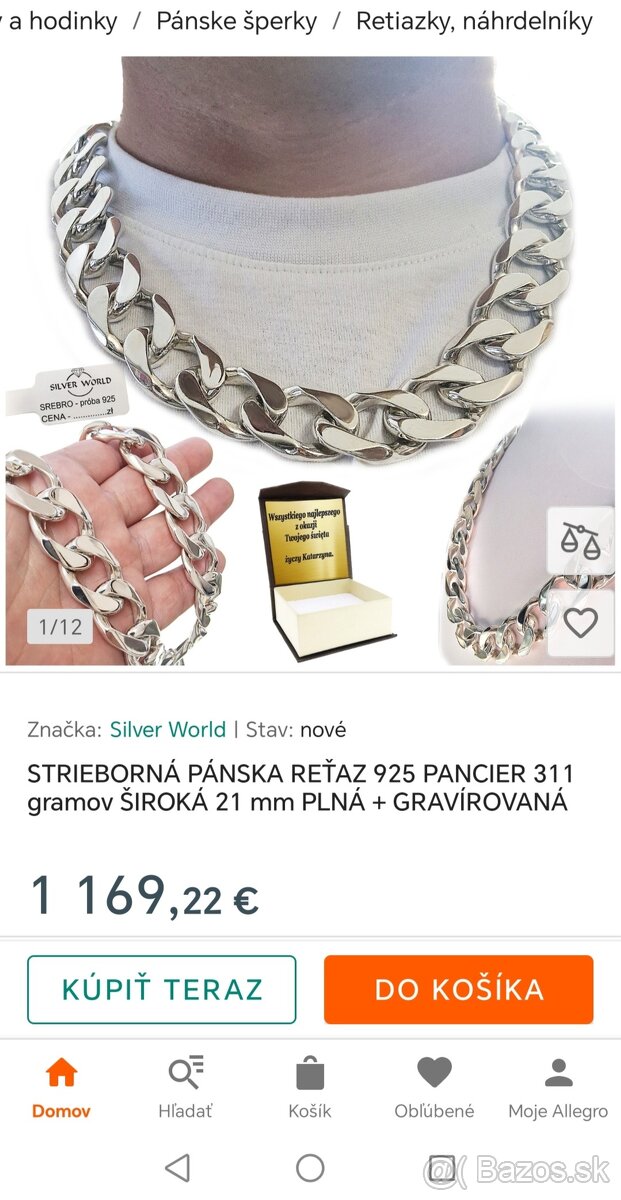 Strieborná retiazka - 5