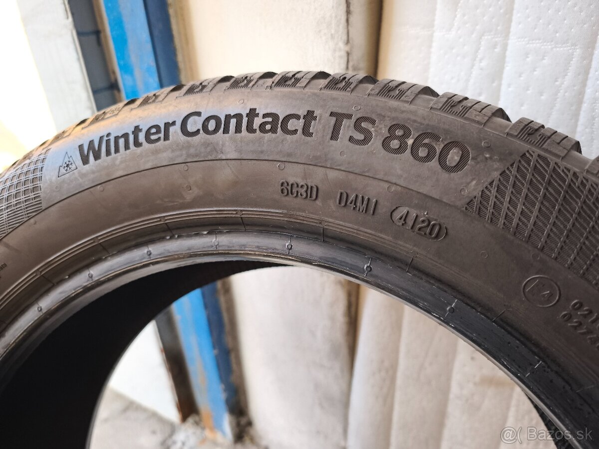 185/60 r16 zimné pneumatiky Continental 7-7,5mm - 5