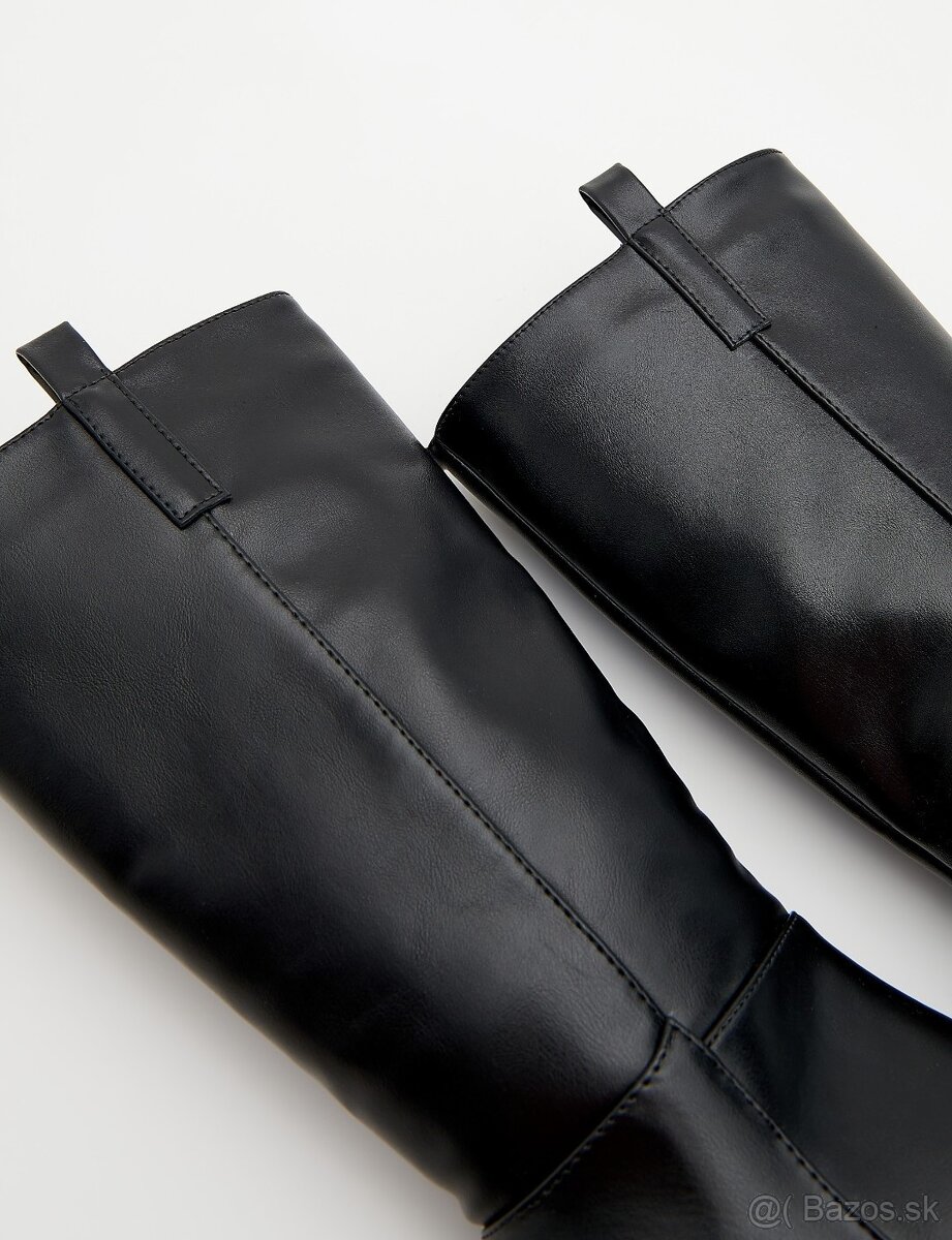 Čierne čižmy Reserved - 5