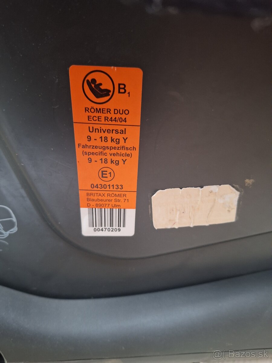 Autosedačka Romer - 5