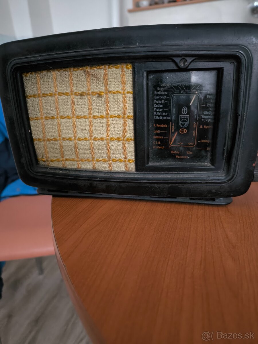 Staré retro rádio PHILIPS - 5