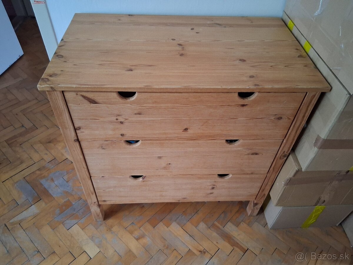 Borovicova skrina+komoda - 5