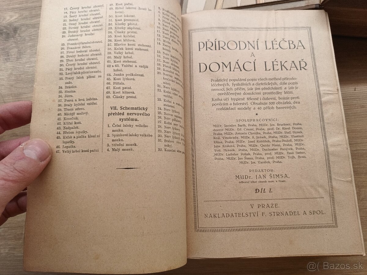 Prírodní léčba a domáci lekár I.+II. 1923 - 5